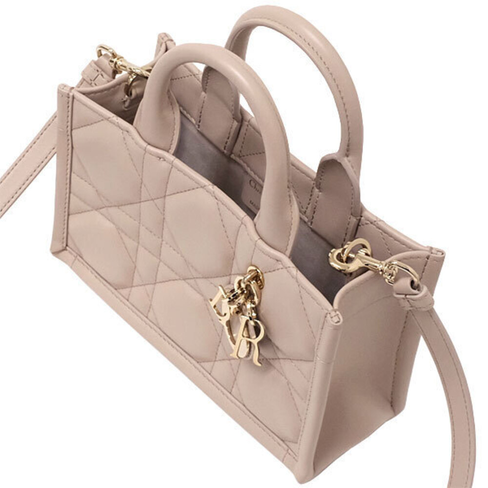 Christian Dior Book Tote Cannage Beige Tan shoulder bag - Picture 4 of 9